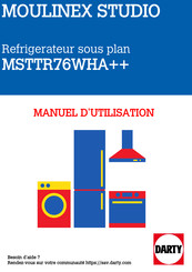 Moulinex Studio MSTTR76WHA++ Manuel D'utilisation