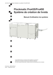 Plockmatic Pro450 Manuel D'utilisation Du Système