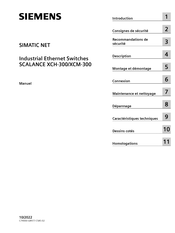 Siemens SIMATIC NET SCALANCE XCM-300 Manuel