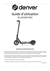 Denver SEL-85350F MK2 Guide D'utilisation