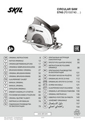 Skil F0155740LA Notice Originale