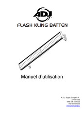 ADJ FLASH KLING BATTEN Manuel D'utilisation