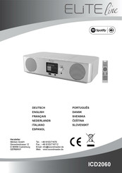 SOUNDMASTER Elite ICD2060SI Mode D'emploi