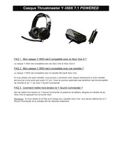 Thrustmaster Y-350X 7.1 Powered Mode D'emploi