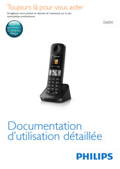 Philips D6050B/12 Documentation D'utilisation Détaillée