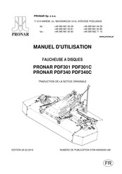 PRONAR PDF340C Manuel D'utilisation