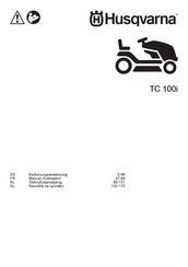 Husqvarna TC 100i Manuel D'utilisation