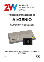 2VV AirGENIO Installation, Fonctionnement Et Entretien