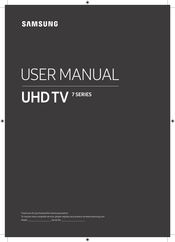 Samsung UE55RU7020 Guide D'utilisation