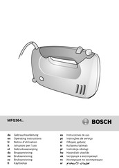 Bosch MFQ36460 Notice D'utilisation