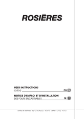 ROSIERES RFC3O5079IN Notice D'emploi Et D'installation