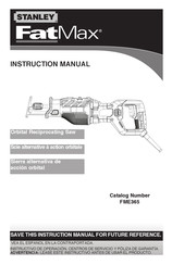 Stanley FatMax FME365K-CA Manuel D'instructions