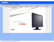 Philips 170V6FB/27 Mode D'emploi