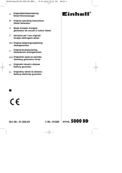 EINHELL 41.523.53 Mode D'emploi D'origine