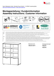 Rauch M2333 Instructions De Montage