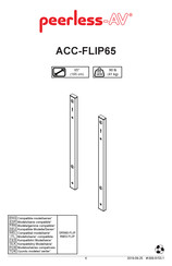 peerless-AV ACC-FLIP65 Instructions D'installation