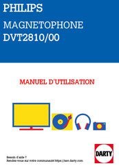 Philips VoiceTracer DVT2810/00 Guide De Démarrage Rapide