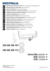 Westfalia Automotive 320 240 300 107 Notice De Montage Et D'utilisation