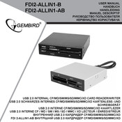 Gembird FDI2-ALLIN1-B Manuel