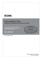 D-Link DWL-X8630AP Guide D'installation Rapide