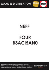 NEFF B3ACI5AN0 Manuel D'utilisation Et Notice D'installation