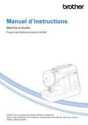 Brother 888-M64 Manuel D'instructions