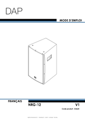 DAP D3625 Mode D'emploi
