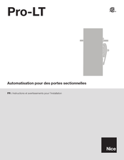 Nice Pro-LT Instructions Et Avertissements Pour L'installation