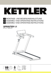 Kettler SPRINTER 1.1 Instructions De Montage Et D'utilisation