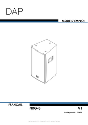 DAP D3623 Mode D'emploi
