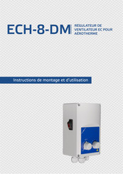 Sentera Controls ECH-8-DM Instructions De Montage Et D'utilisation