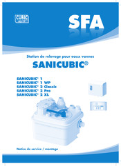 SFA SANICUBIC 2 XL Notice De Service / Montage