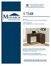 Monarch Specialties I 7348 Instructions D'assemblage