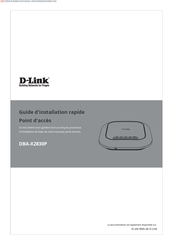 D-Link DBA-X2830P Guide D'installation Rapide