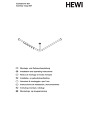 Hewi 801.34B400 Notice De Montage Et Mode D'emploi