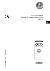 IFM PN7191 Notice D'utilisation