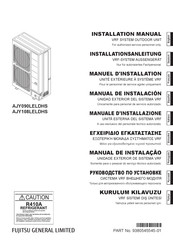 Fujitsu AJY108LELDHS Manuel D'installation