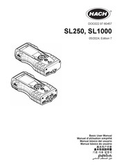 Hach SL250 Manuel D'utilisation Simplifié