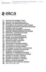 Elica Ciak 60 Prescriptions De Montage Et Mode D'emploi