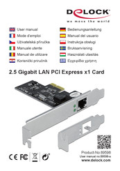 DeLOCK 89598 Mode D'emploi