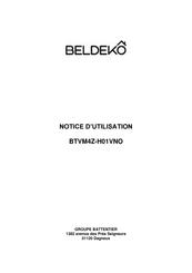 Beldeko BTVM4Z-H01VNO Notice D'utilisation