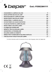 Beper P206ZAN111 Mode D'emploi