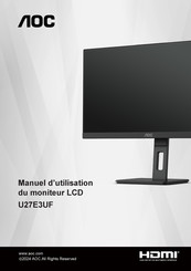 AOC U27E3UF Manuel D'utilisation