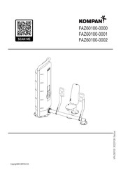 KOMPAN FAZ60100-0002 Mode D'emploi