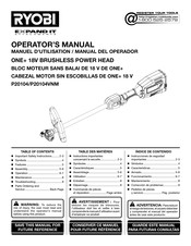 Ryobi P20104 Manuel D'utilisation