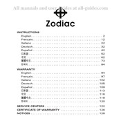 Zodiac STP1-13 Mode D'emploi