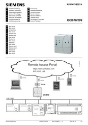 Siemens OCI670/209 Instructions De Montage