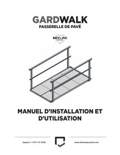 SkyLine GARDWALK Manuel D'installation Et D'utilisation