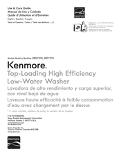 Kenmore 2800 010 Serie Guide D'utilisation Et D'entretien