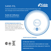 Kidde P4010ACSCO-WCA Guide De L'utilisateur